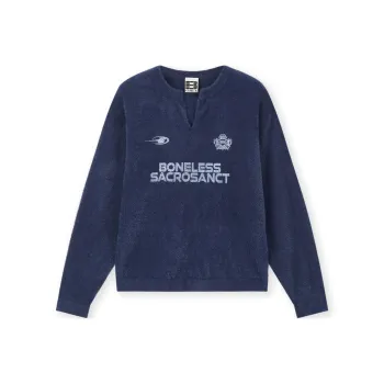 BONELESS Sweaters Unisex Navy Blue
