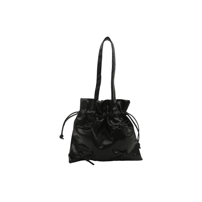 TOUTSEUL YOLO PU Tote Bag, Shoulder Bag Regular Women's White/Silver/Red/Black/Yellow-12