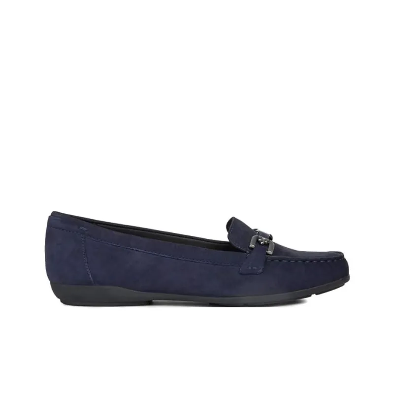 GEOX Annytah Moc Loafers Women's Marine Blue-3