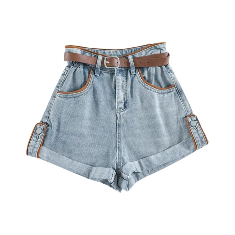 GOSO Denim Shorts Women's Light Blue-0