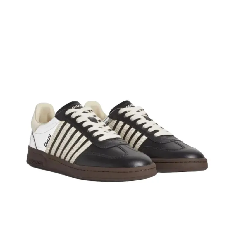DSQUARED 2 Boxer Low Top Skateboard Shoes Men's Black-2