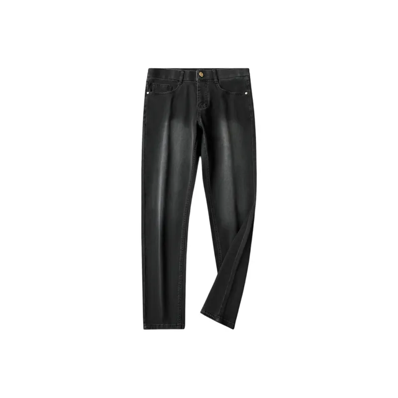Devanro Jeans Men Black Gray-0
