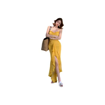 Garbege Evening Dresses Women's Yellow Formalwear