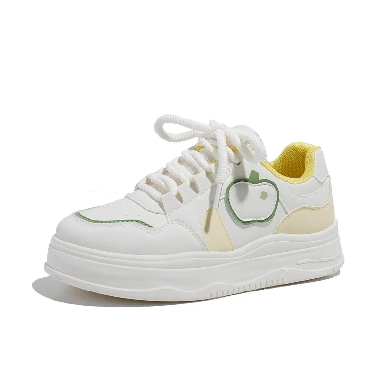 Babaya Korean Campus Style Students Platform Skateboard Shoes Women's-5