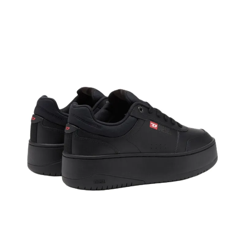 DIESEL S Athene Low Top Skateboard Shoes 4.5cm Women's Black-3