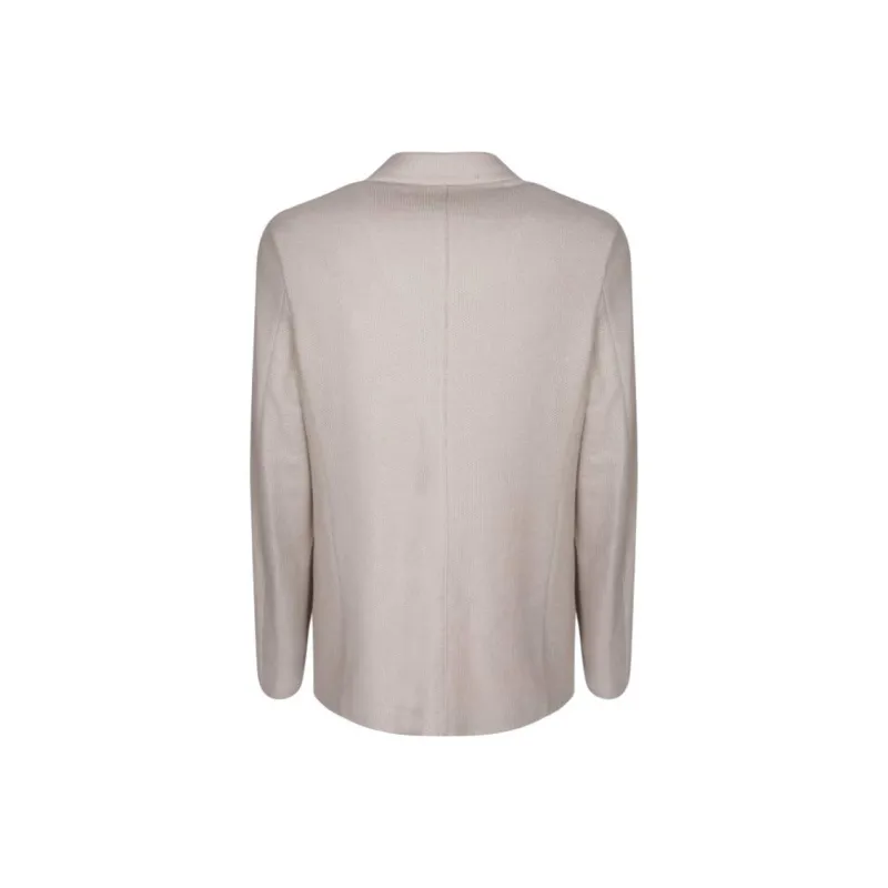 HARRIS WHARF LONDON Single breasted Linen Blend Blazer-1