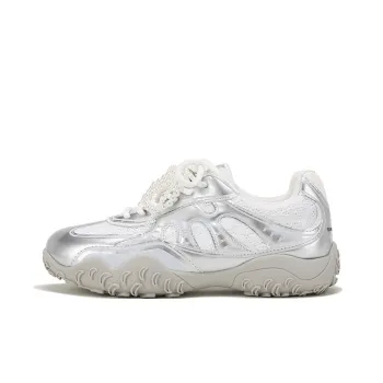 PIYOPIYO Low Top Skateboard Shoes Women's Silver
