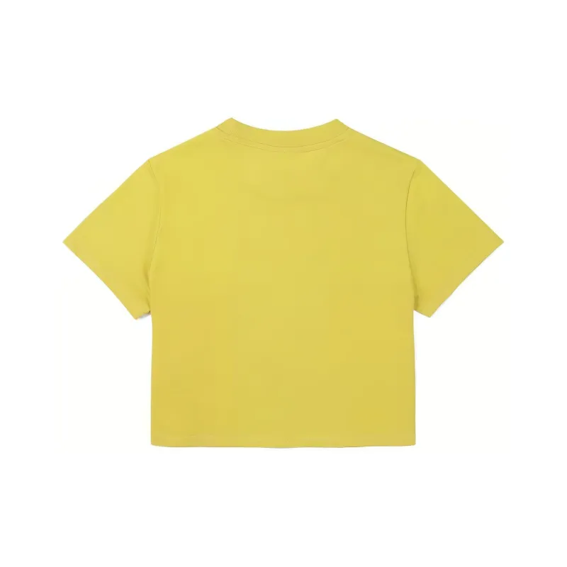 FILA Crop Tops Women's Yellow-1