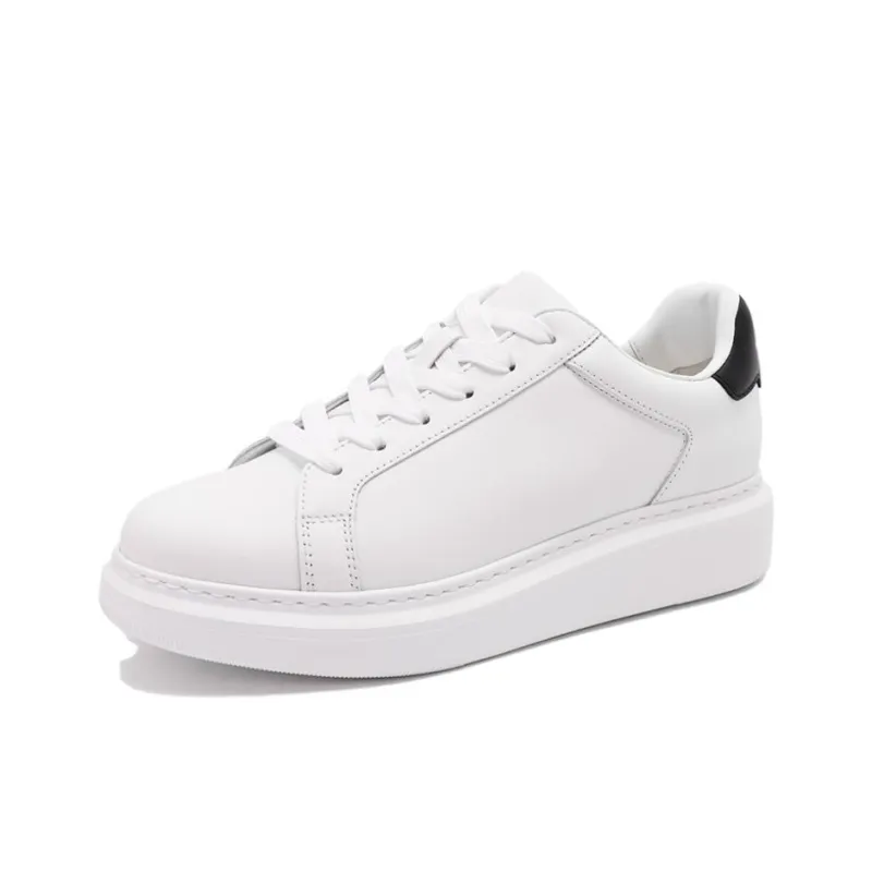 Satchi Low Top Skateboard Shoes Men's White-1