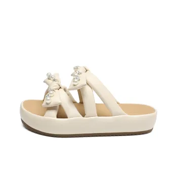 ZHR Slide Slippers Women's Light Yellow, Beige