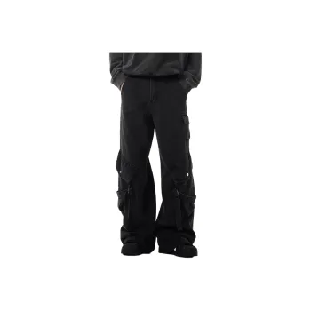 WHELVE Jeans Unisex Black