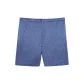 Blue with Print Buttons Men's Shorts