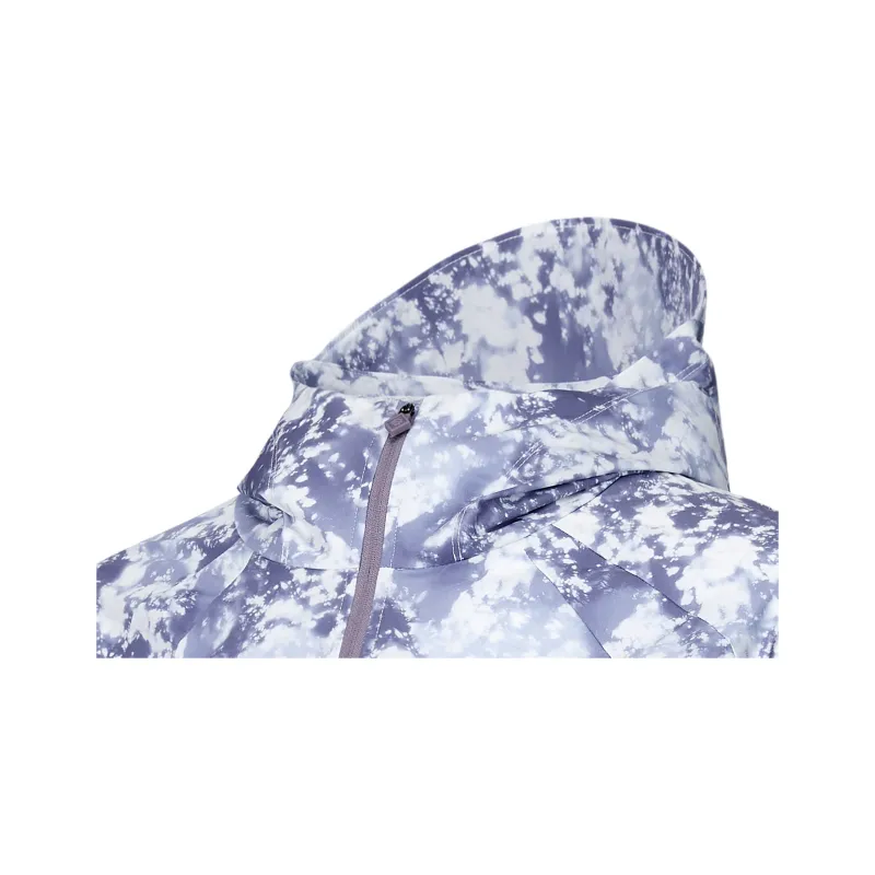 Skechers Freedom Series Jacket Women's All Over Print Purple Gray Tree Shade-2