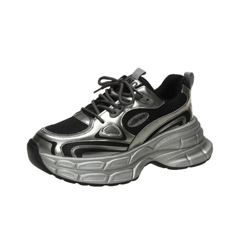 NTOZE Anti Slip Wear Resistant Low Top Chunky Sneakers Unisex-0