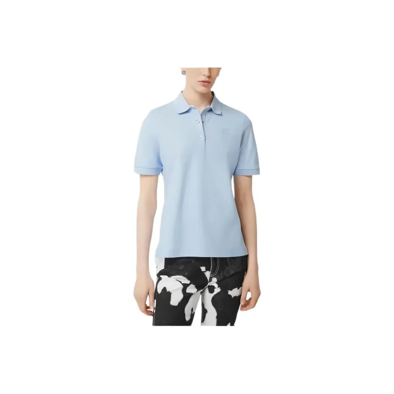 Burberry Polo Shirts Women's Light Blue-0