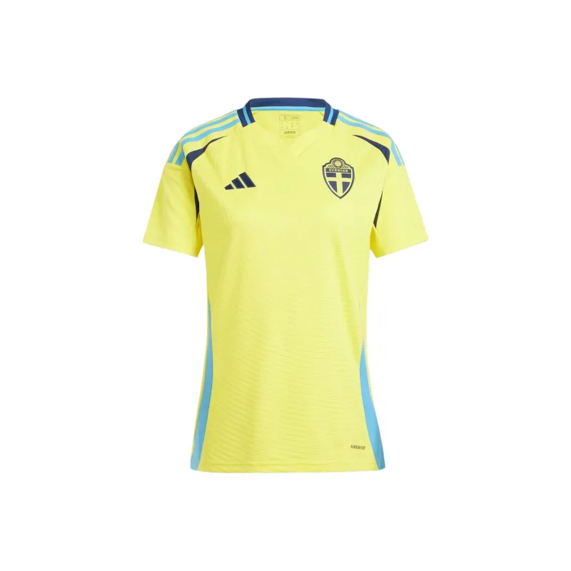 Adidas AEROREADYSweden 24 SS25 Soccer Jersey Women's Bright Yellow-0