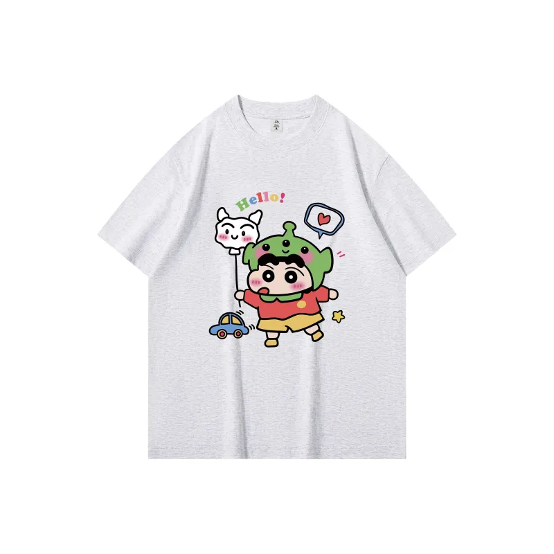 Crayon Shinchan Short Sleeved T Shirts Unisex-12