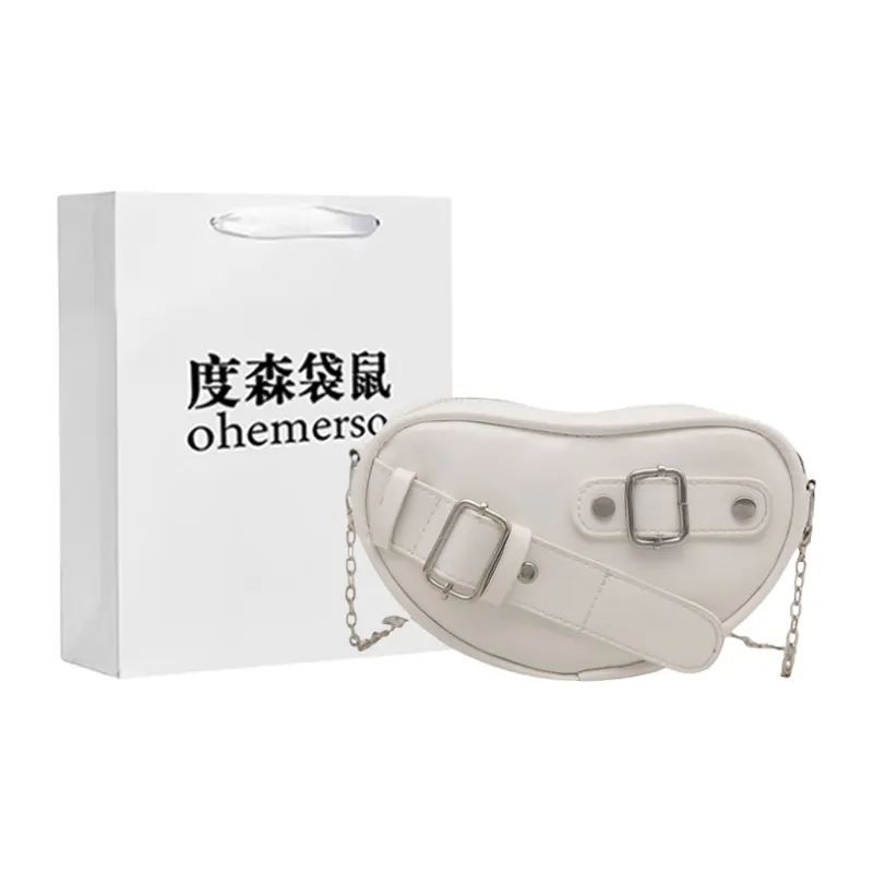 Dusen Kangaroo PU Shoulder Bag Regular Women's Multicolor-0