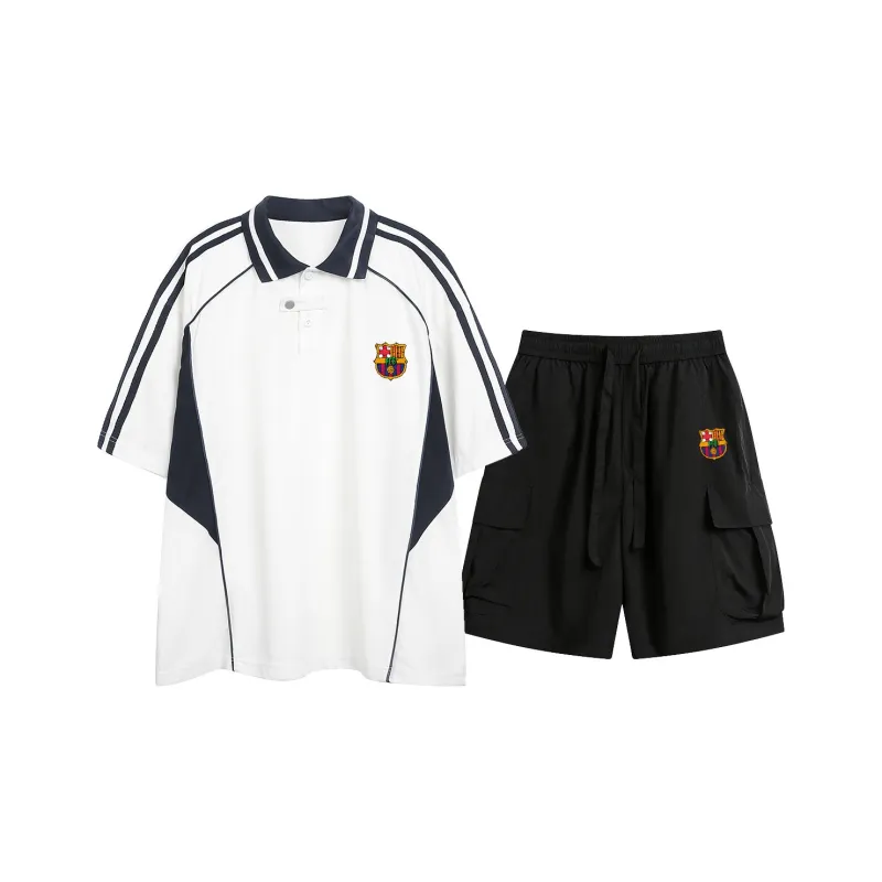 FCB ARCELONA Casual Sportswear Unisex 2 Piece Set-0