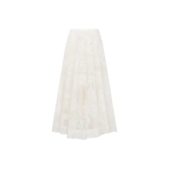 DIOR Casual Long Skirt Women's Beige