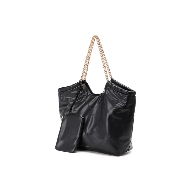 CLEVER& KETCH PU Shoulder Bag Women's Black-1