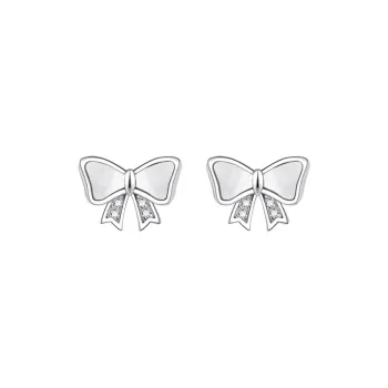CENTURY&KINDLE 999 Fine Silver Stud Earrings Women's