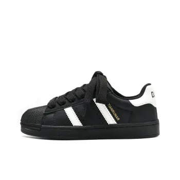 LIANGHUO Slip Resistant Cushioning Impact Resistance Abrasion Resistant Low Top Skateboard Shoes Unisex Black