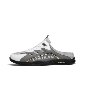 LONGDUIZHANG Slip Resistant Closed Toe Slippers Men's
