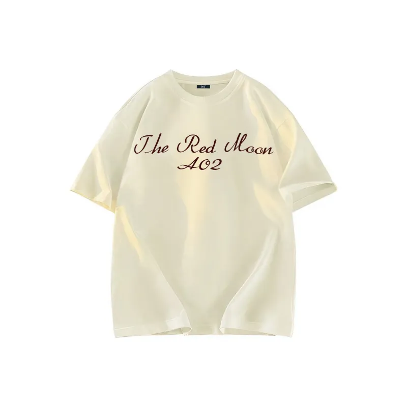 A02 T Shirts Unisex Light Beige Apricot-1