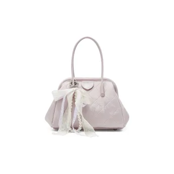 JOSINY Synthetic Leather Handbag Women's Light Purple/Ecru