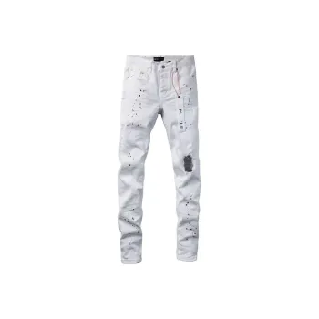 RASHOMONG Jeans Unisex White