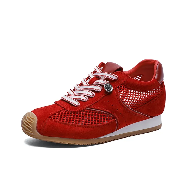 Chibang Lightweight Low Top Casual Shoes Women's Rouge Red-0