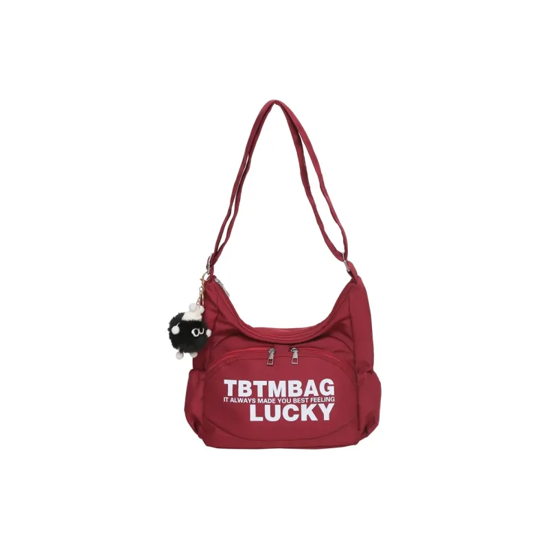 BUBM Nylon Shoulder Bag, Crossbody Bag Unisex Multicolor-23