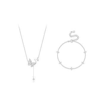 KUMET Sterling Silver Necklaces Women's