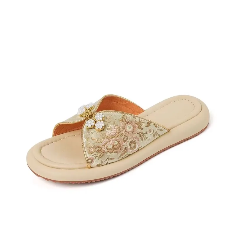 WUJI Slip Resistant Abrasion Resistant Slide Slippers Women's-4