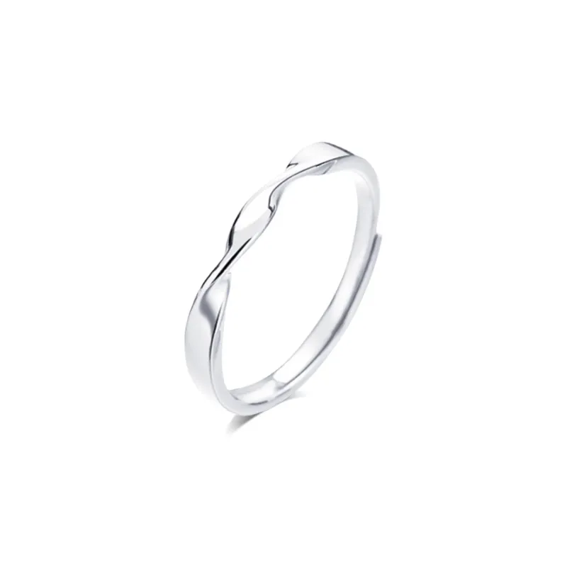 KUMET Sterling Silver Rings Unisex-5