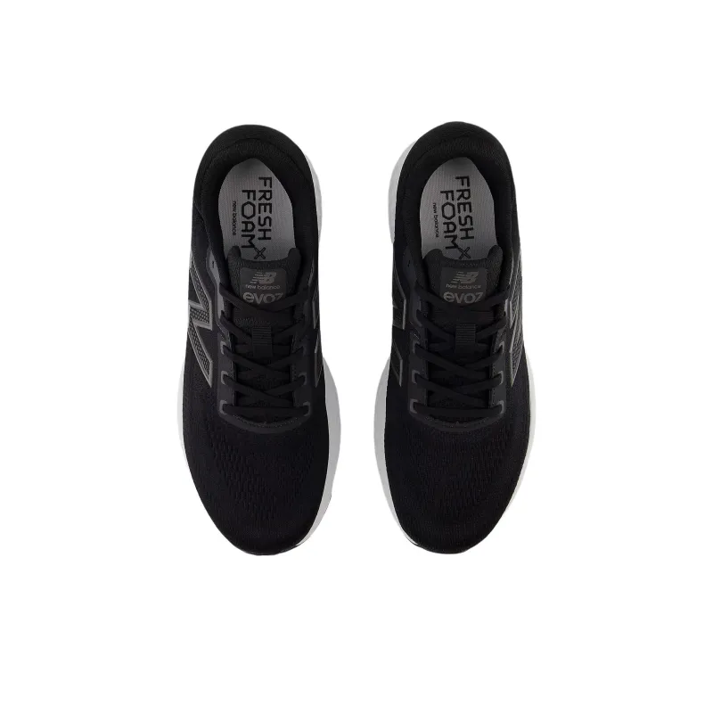 New Balance Fresh Foam X EVOZ V4 Anti Slip Wear Resistant Low Top Running Shoes Men's Black-3