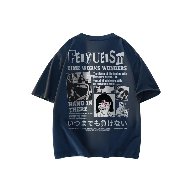 Feiyue T Shirts Unisex-4