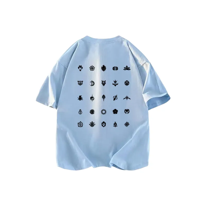 HONOR OF KINGS Short Sleeved T Shirts Hero Logo Unisex-8