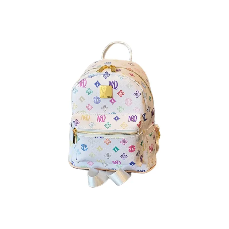 Versman Pu Backpack Unisex White-0