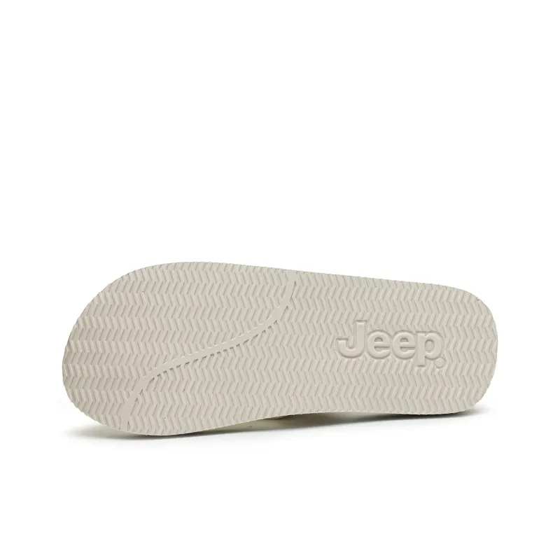 Jeep Rubber Sole Quiet Odor Resistant Abrasion Resistant Slip Resistant Quick Dry Flip Flops Unisex-17