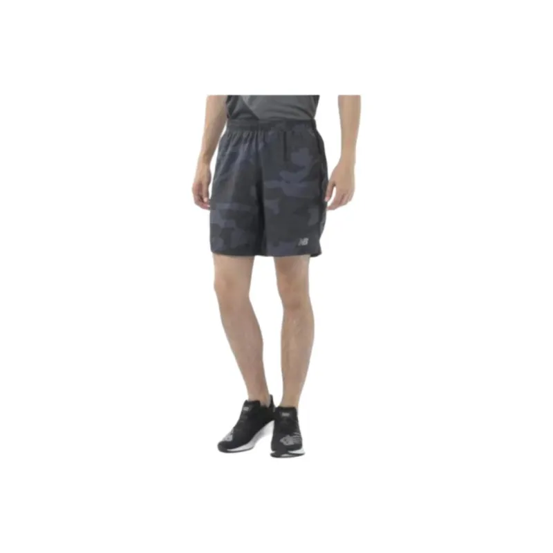 New Balance Casual Shorts Men's Black White-0