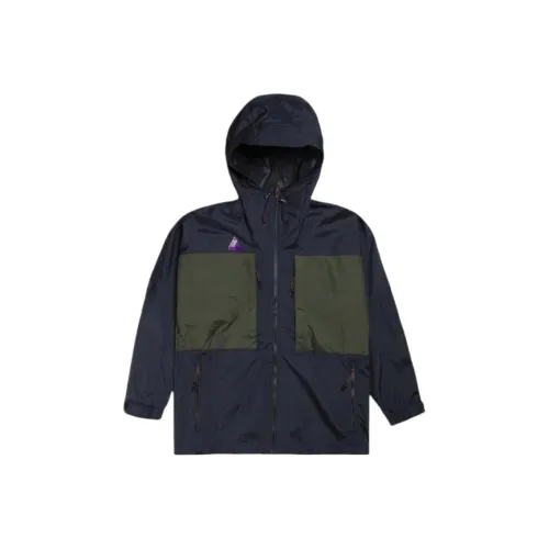 Nike Clothing Trench Coats Men Black