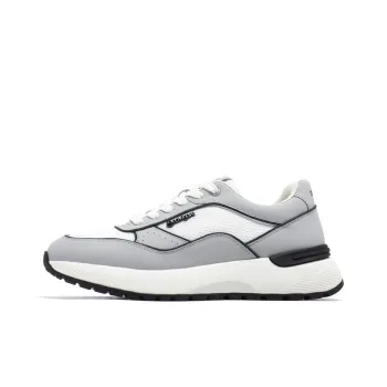 NAVIGARE Low Top Casual Shoes Men's White Gray