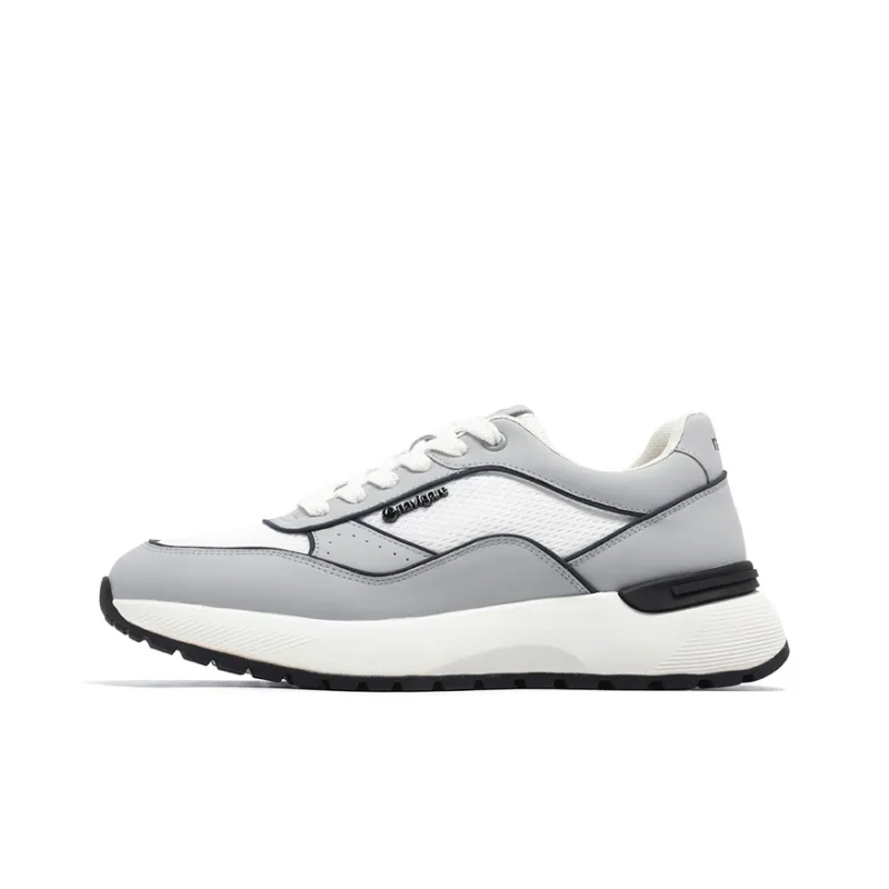 NAVIGARE Low Top Casual Shoes Men's White Gray-0
