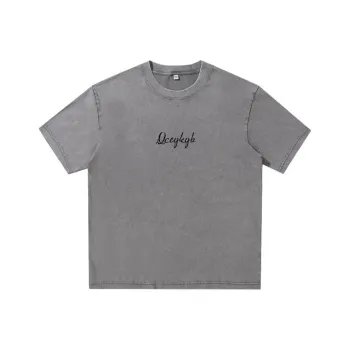 YK&YB T Shirts Unisex Washed Gray