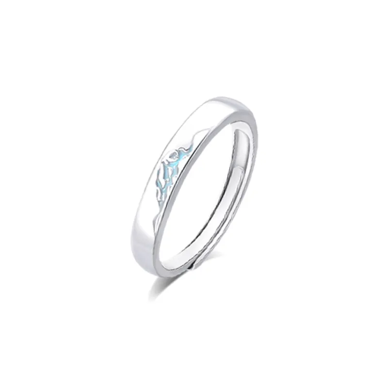 KUMET Sterling Silver Rings Unisex-5