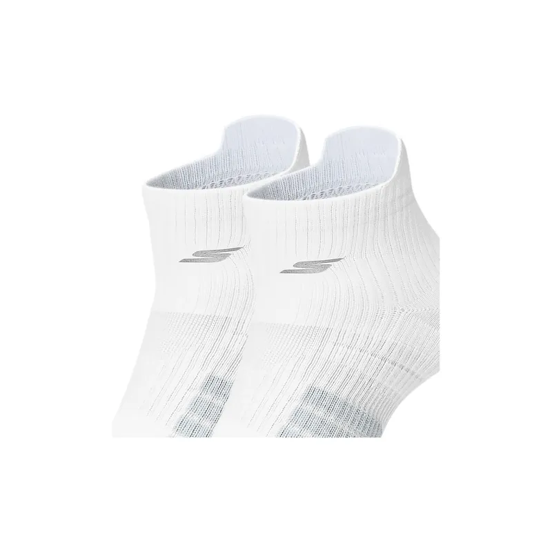 Skechers Ankle Socks Unisex 2 Pack White/bay Horse.-4