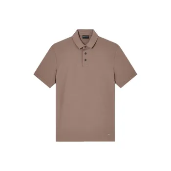 EMPORIO ARMANI SS25 Polo Shirt Men's Walnut