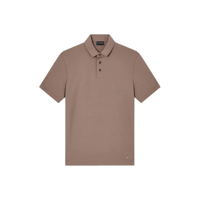 EMPORIO ARMANI SS25 Polo Shirt Men's Walnut-0
